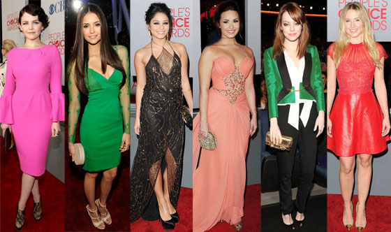 Nina Dobrev, Demi Lovato, Emma Stone, Kristen Bell, Vanessa Hudgens, Ginnifer Goodwin Nina Dobrev, Demi Lovato, Emma Stone, Kristen Bell, Vanessa Hudgens, Ginnifer Goodwin